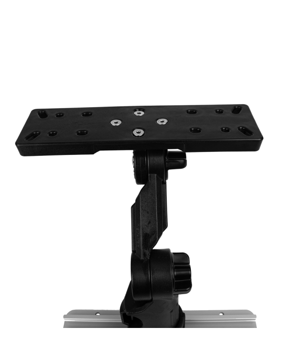 Yak-Attack Rectangular Fish Finder Mount with Track Mounted LockNLoad™ Mounting System