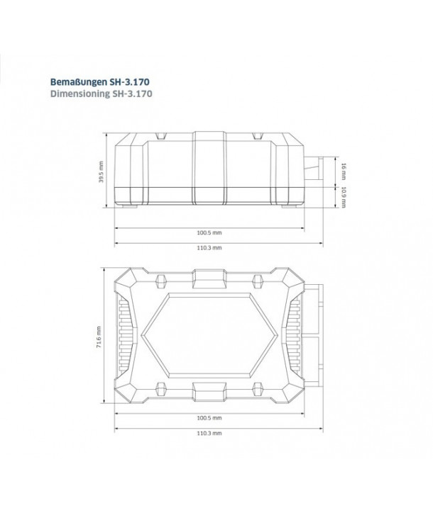 Batterie Ladegerät SH-3.170, 6 V/12 V, 2 A