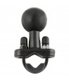 Ram Mounts Rail Base with 1,5" Ball & Zink U-Bolt / RAM-231ZU Halterung