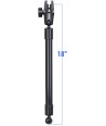 Ram-Mounts Long Extension Pole 16,75" with (2 qty) 1" Diameter Ball Ends