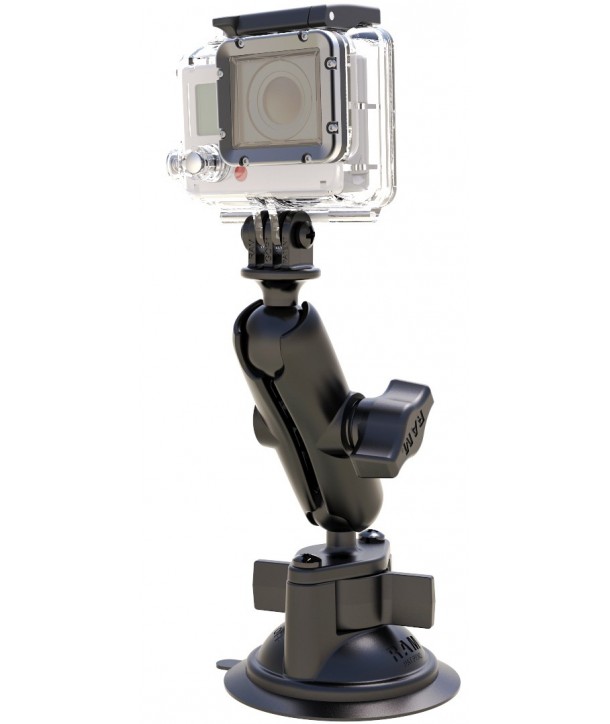 RAM-B-166-GOP1 GoPro Halterung mit Saugnapf-Base