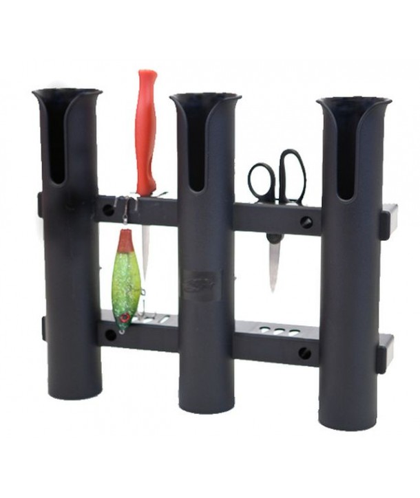 Tempress Fish-on 3-fach Rutenhalter, Fb.: schwarz