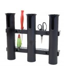 Tempress Fish-on 3-fach Rutenhalter, Fb.: schwarz