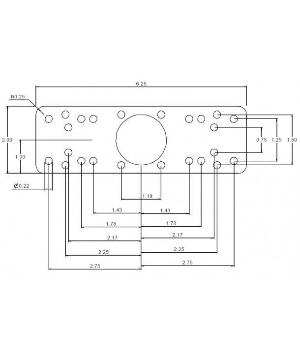 Ram-Mounts RAM-111BU 1,5" Base / Basisplatte